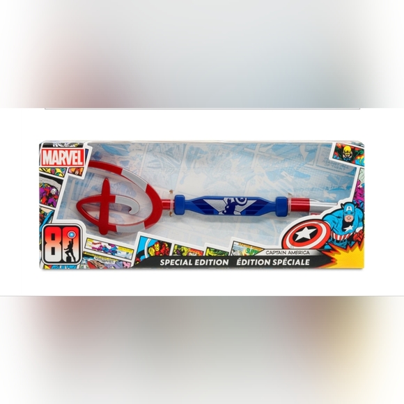 Marvel | Other | Disney Store Collectible Key Objects Marvel Captain ...